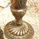 Ashtray on foot gilded metal