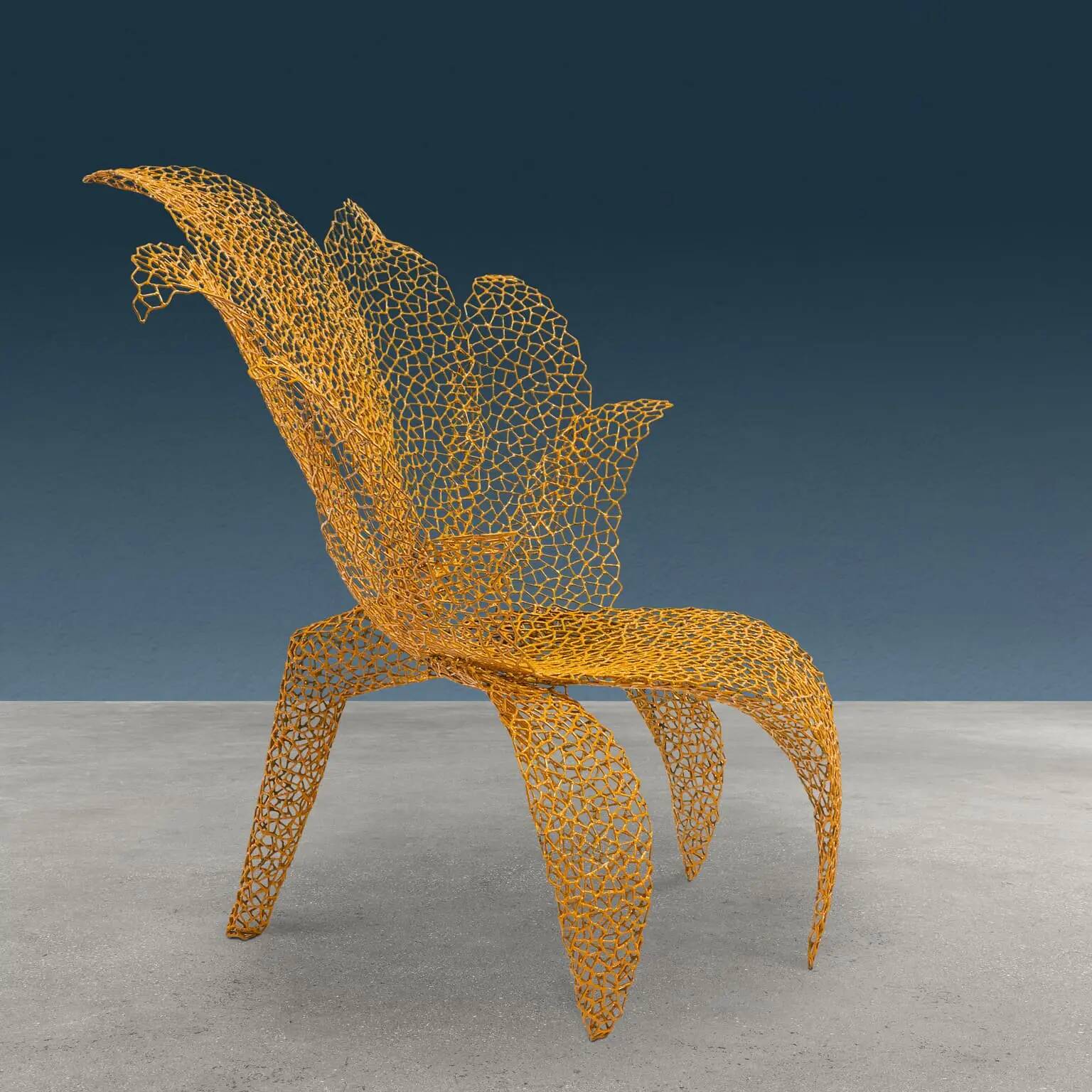 Fiore Lancip armchair, Merletto series, design by Anacleto Spazzapan.