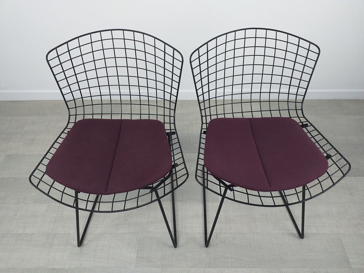 Chair Wire design Harry Bertoia Knoll 70s vintage