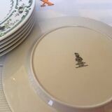 Six Royal Doulton Provençal dinner plates
