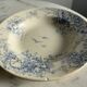 Lot de 2 assiettes creuses décors floral