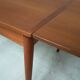 Table danoise en teck Hundevad, 1960