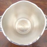 Louis XV style silver-plated metal ice/ice cube bucket