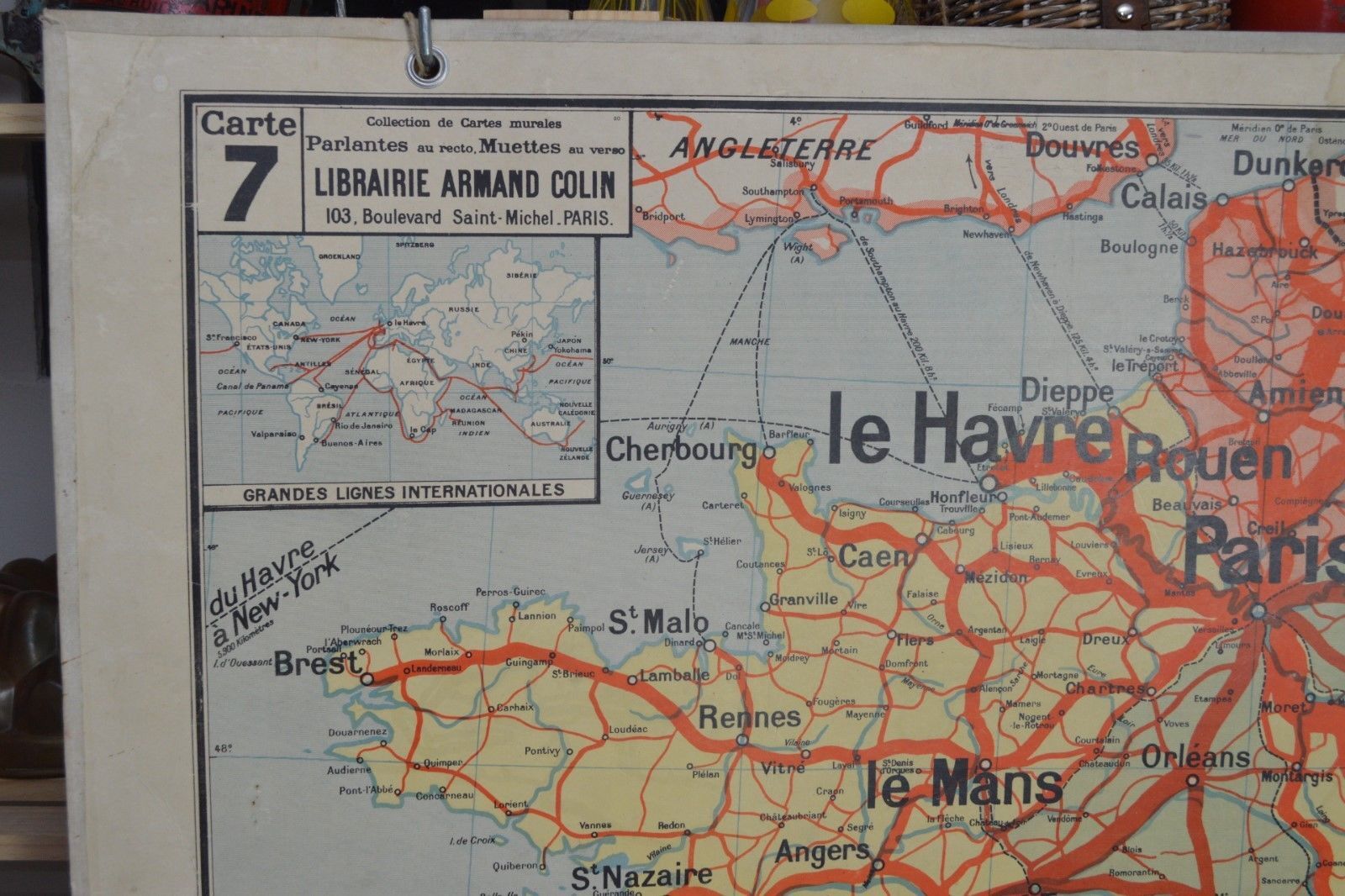 France Vidal Lablache school map