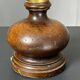 Midcentury Hollywood Regency Florentine gilt metal flower table lamp, 60s.