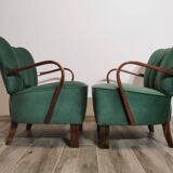 Armchairs by Jindřich Halabala, 1950s, Set of 2