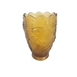 Josef Inwald - Barolac - "Koi Carp" - pressed glass vase - frosted glass -
