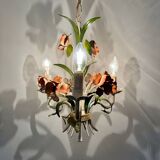 70s floral chandelier