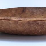 Empty wooden pocket cut gouge free form vintage