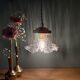 Vintage glass lampshade pendant light