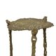 Table d'appoint en laiton de style Art Nouveau