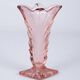 Art Deco Pink, Yellow and Orange Glass Vases, Bohemia, Set of 3