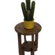 Table d'appoint Art Déco petite en chêne design minimaliste