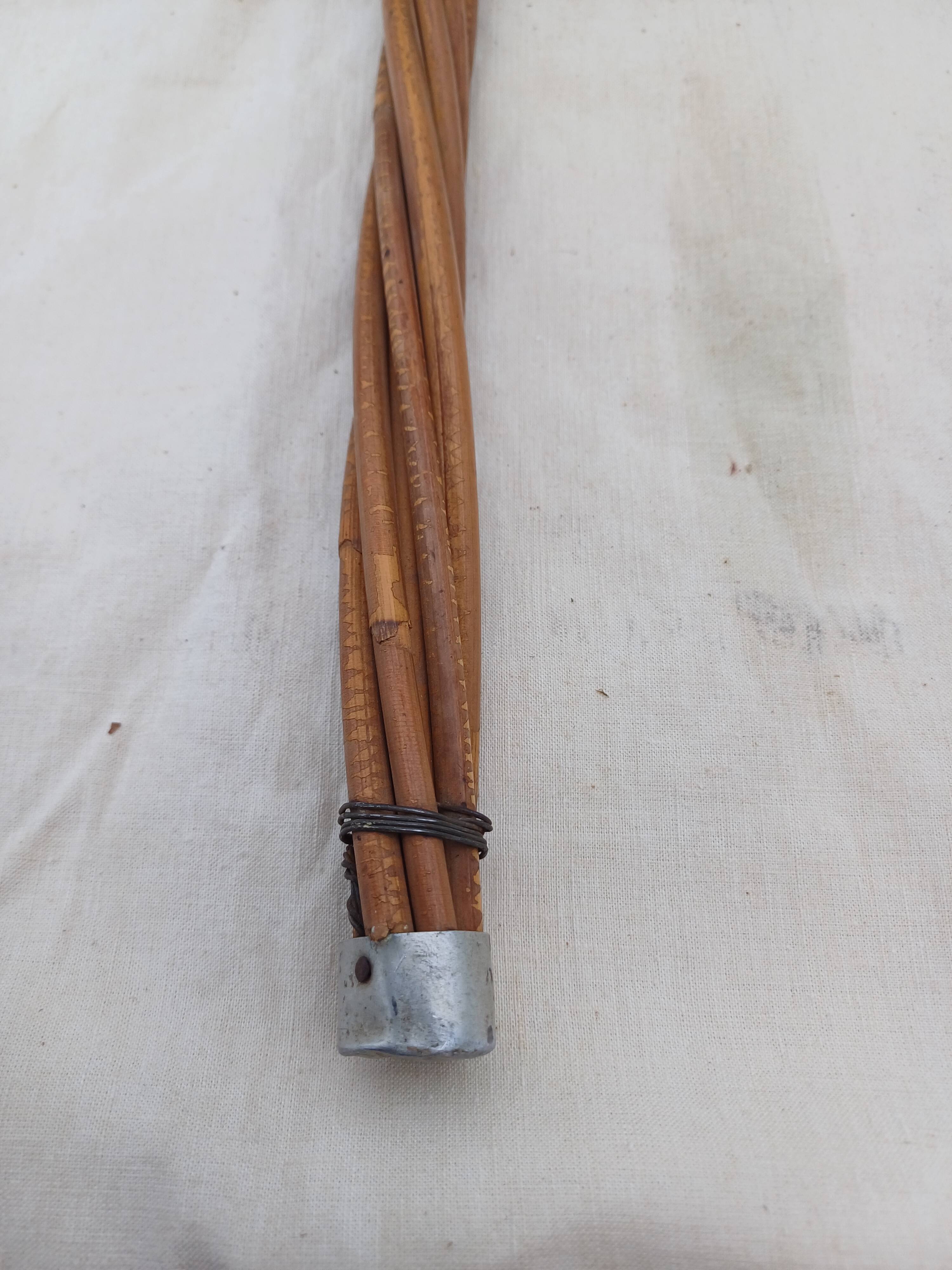 Antique Vintage Wicker Carpet Tap