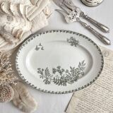 Oval ironstone dish "Denise" Saint Amand