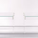 Vintage square small lucite side tables 1970s france