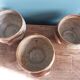 Soup bowls and cups in Puisaye stoneware by Jean-Pierre Prud'homme