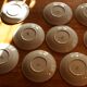 Lot of 10 vintage flat plates from the GIEN factory