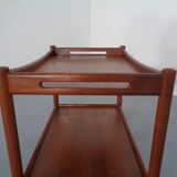 Teak tea cart by Hans J. Wegner for Andreas Tuck, Denmark, 1950s.