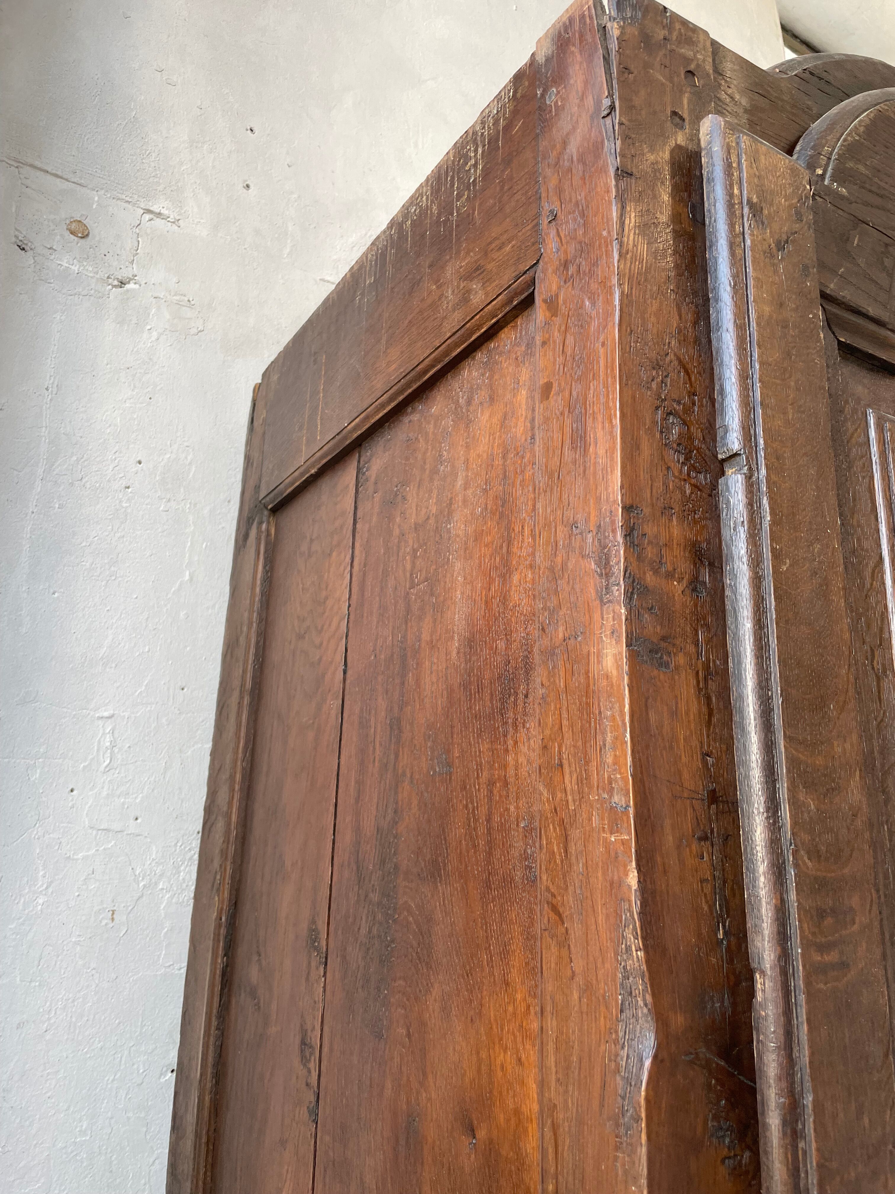 Savoyard solid oak cabinet XVIIIth