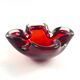 Sommerso Murano glass ashtray, 1960s