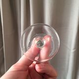 Suite of 12 walking glasses for the digestive in serious crystal years 1930 1940