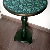 Vintage pedestal table restyled