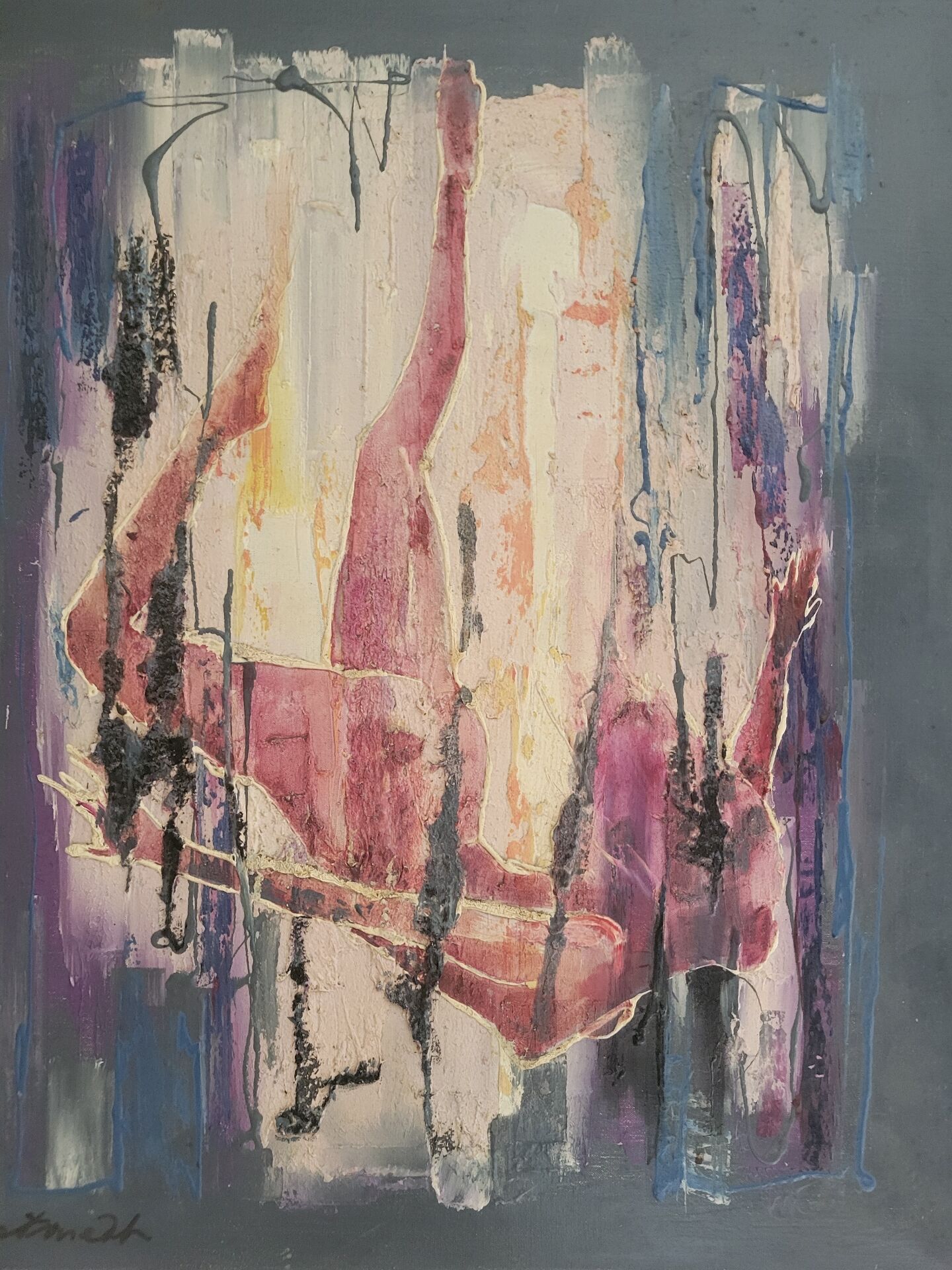 Expressionist or semi-abstract painting years