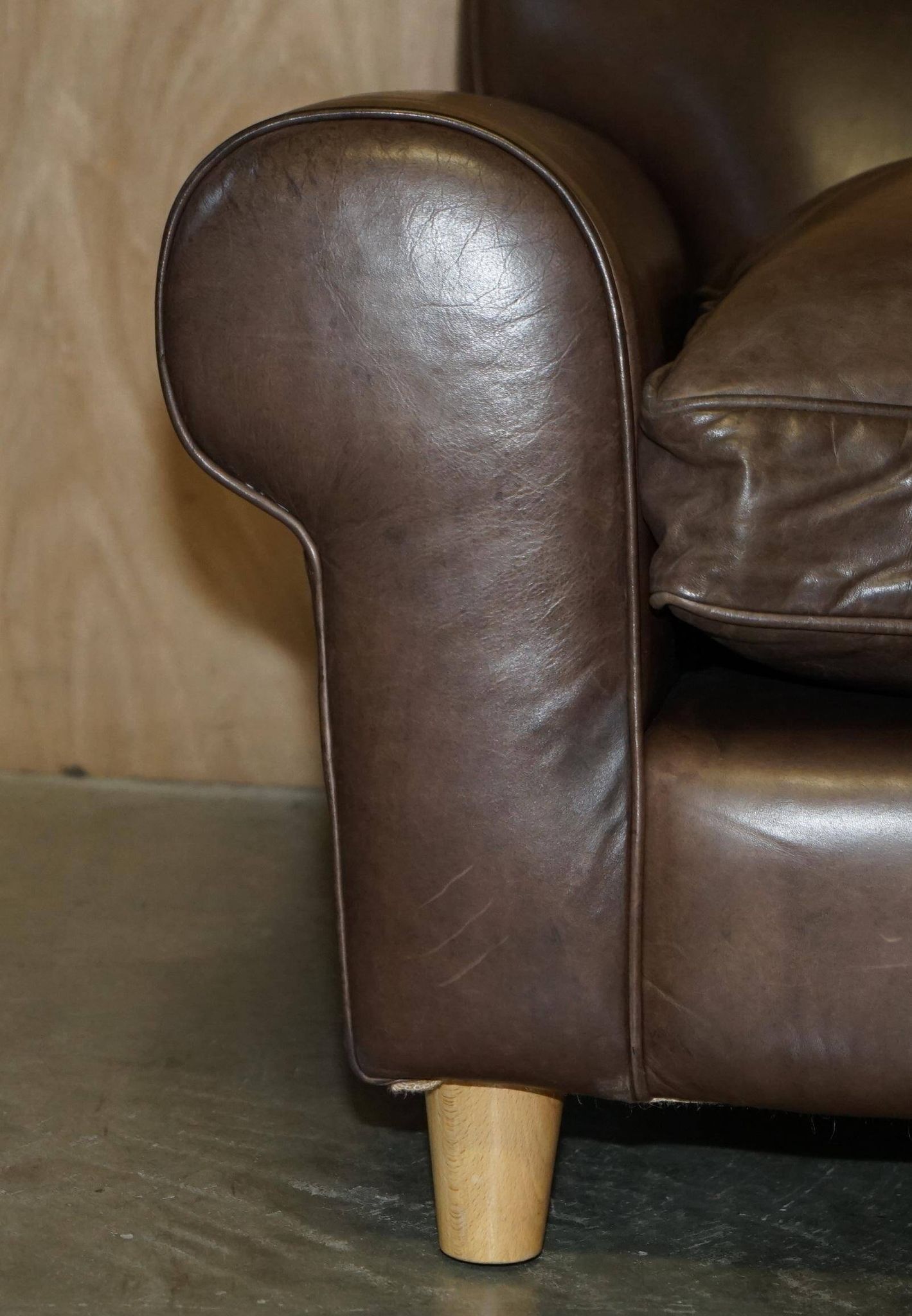 Canapé en cuir Terence Conran Chelsea