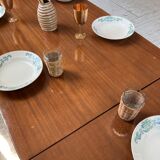 Vintage teak table with extensions, Denmark, 1960