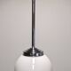 Art Deco opaline ball pendant light circa 1930