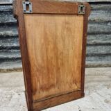 Antique medicine cabinet hanging cabinet Art Deco oak