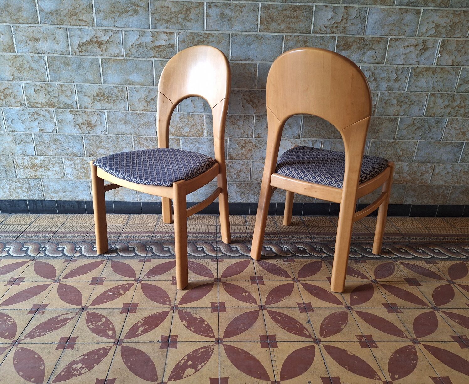 Pair of Danish Morten dining chairs designed by Niels Koefoed