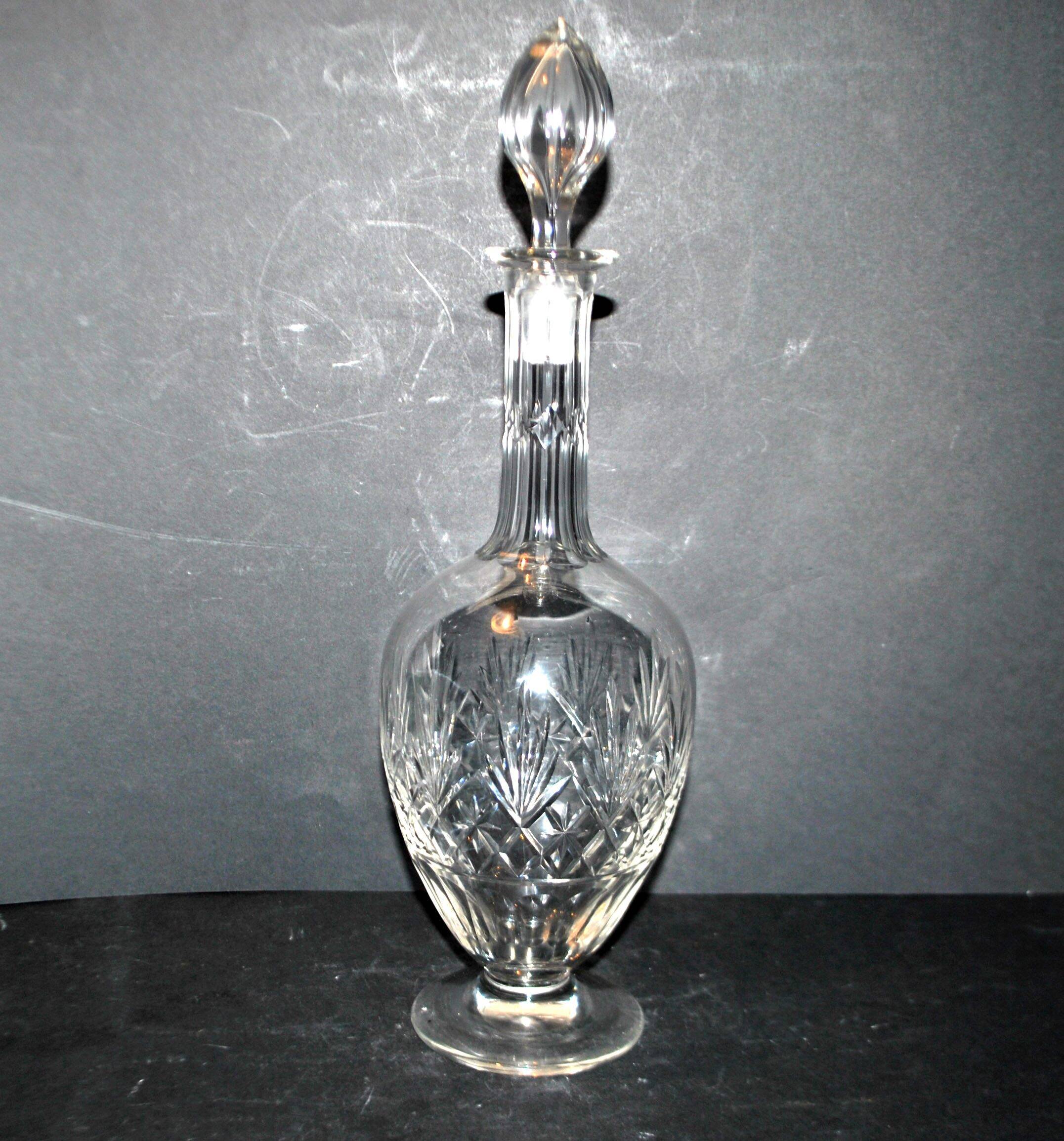 Massenet wine carafe in Saint-Louis cut crystal size 4147 H35