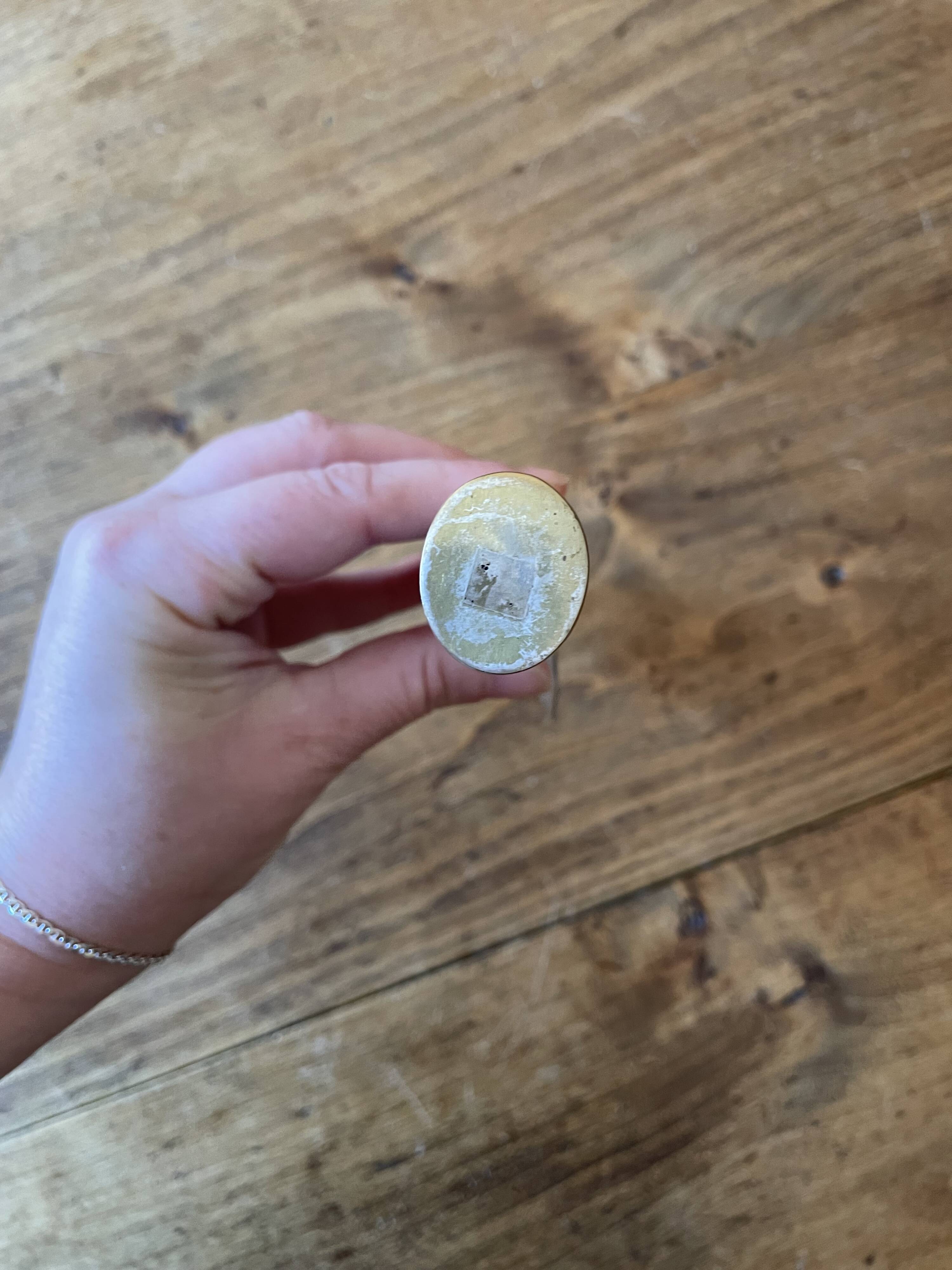 Metal crumb catcher - vintage old