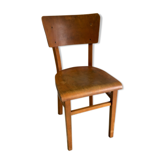 Thonet bistro chair in curved wood - mid. 20th