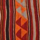 Rugs For Living Room Red & Brown Turkish Kilim Rug, 133x272Cm