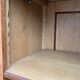 Art deco glass china cabinet in burr walnut 1930