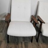 Paire de fauteuils par Jaroslav Smidek restaurés