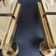 Pair of 1970s loft-style space age wall spotlights