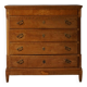 Antique Danish oak commode, made at the end of the 18th century, Louis XVI.