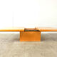 Vintage hidden bar coffee table by Eric Maville, 1970s