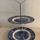 Blue and white porcelain servant or display Palissy Pottery Staffordshire England 1960