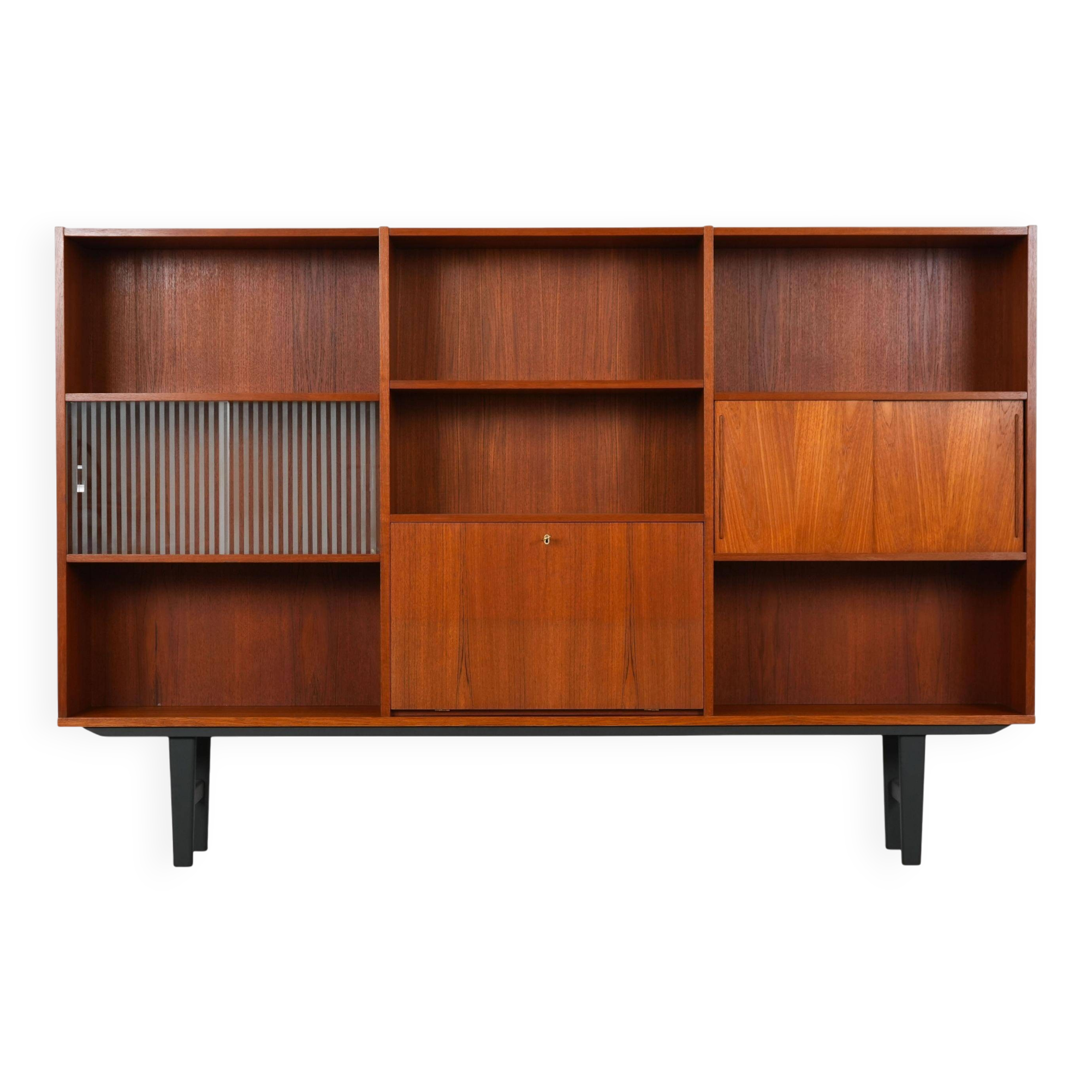 Teak bookcase, Danish design, 1970s, production: Denmark