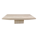 Vintage travertine coffee table, 1970s