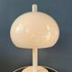 Vintage Space Age white Dijkstra mushroom table lamp