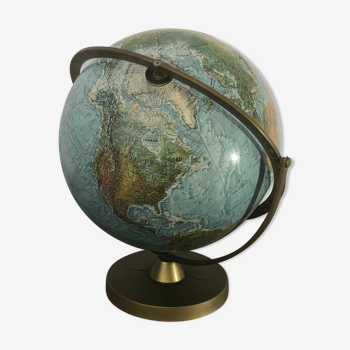 Earth globe, scan-globe Denmark