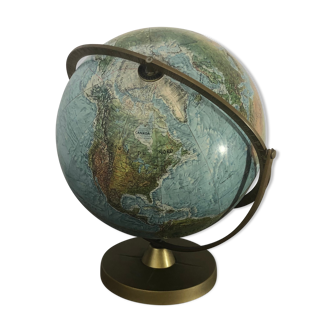 Earth globe, scan-globe Denmark