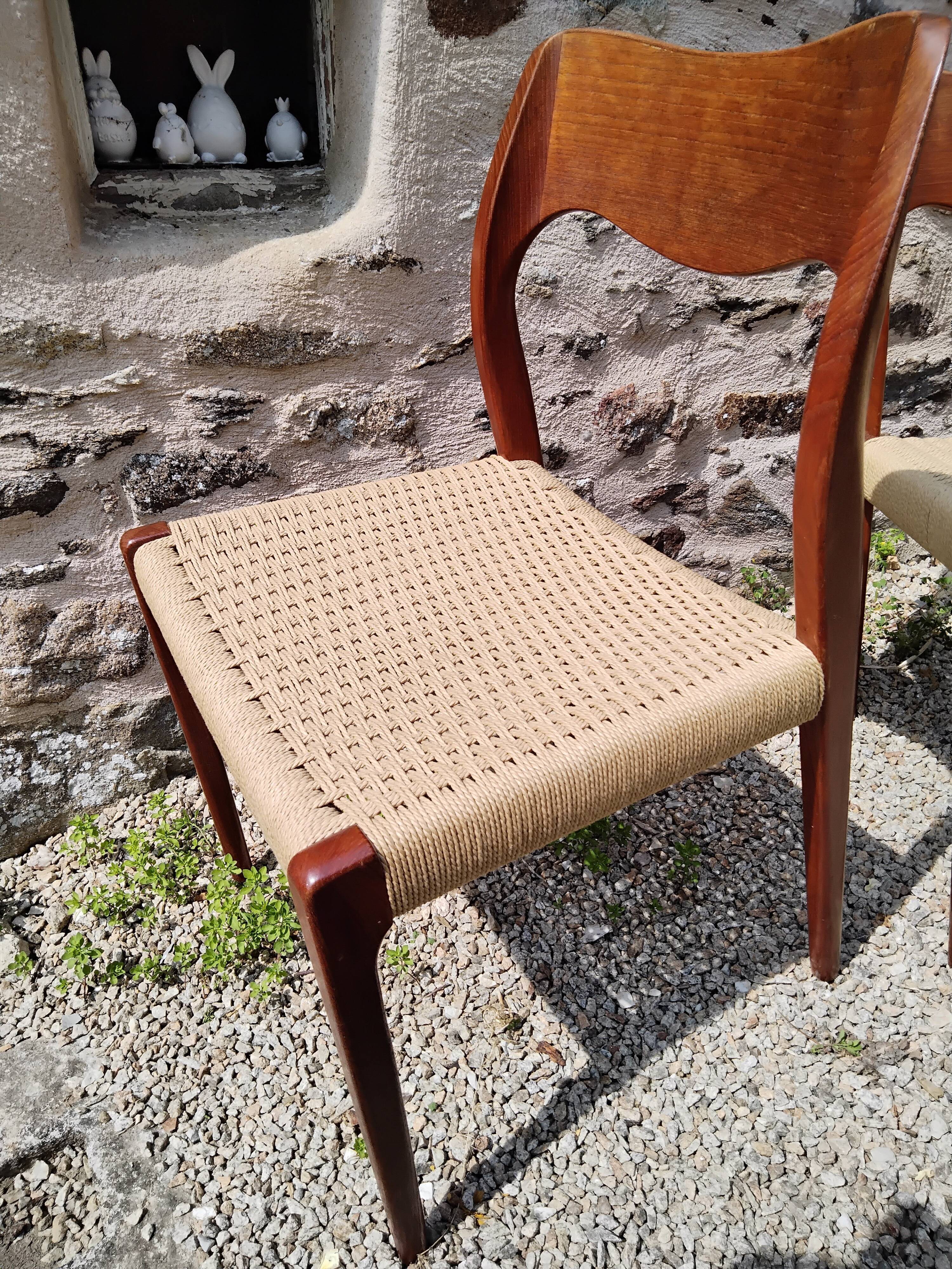 3 chairs Niels Otto Moller