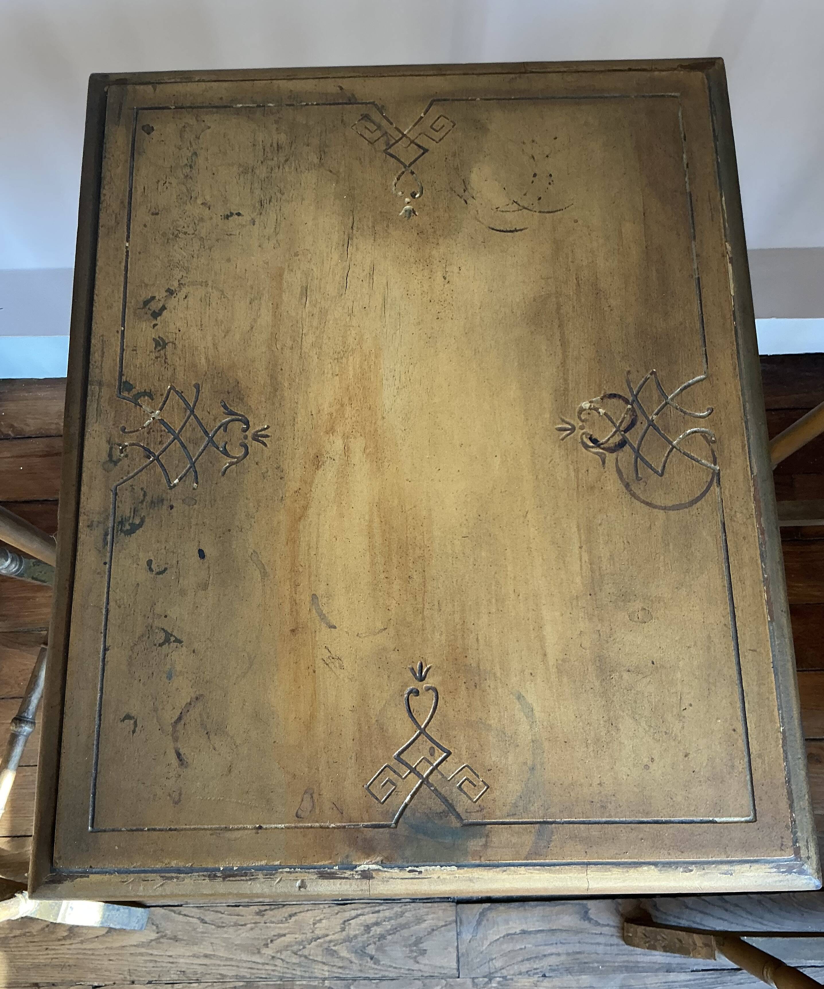 Vintage nesting tables - set of 4 - antique